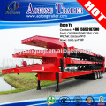 12 wheels 3 FUWA axles semitruck heavy duty excavator transporting Goose neck low bed trailer dimensions